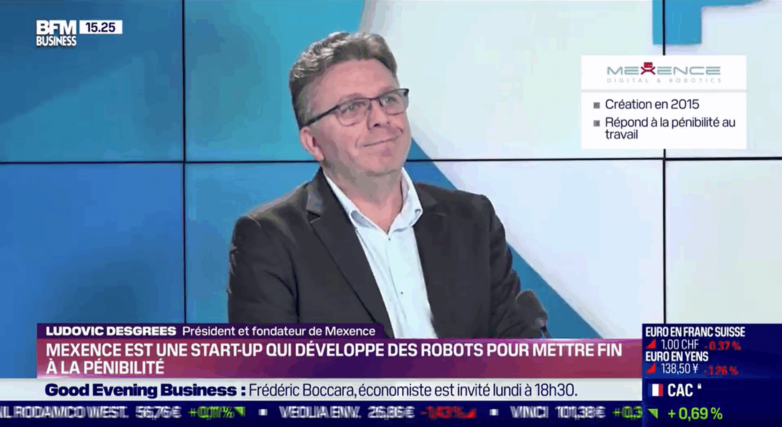 Interview chez BFMTV
